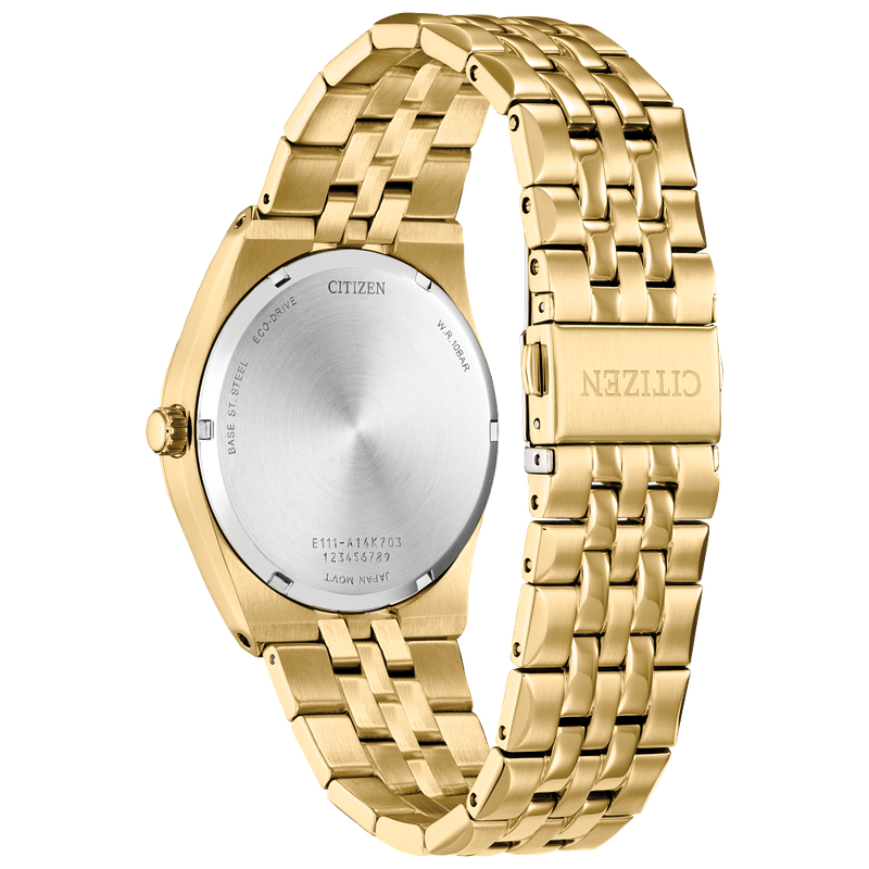 Citizen Citizen Watches - Mens Stainless With Yellow Overlay Dress Bracelet  505-00483 - Hoff Jewelers