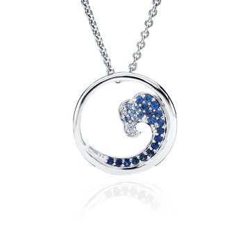 Omaira Sapphire Pendant | Shane Co.