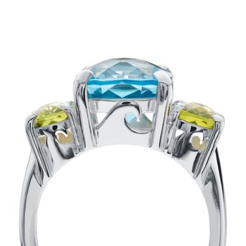 [韓国人気ジュエリー] nff star two track ring-ocean blue star two track ring-ocean blue - 감도 깊은 취향 셀렉트샵 29CM