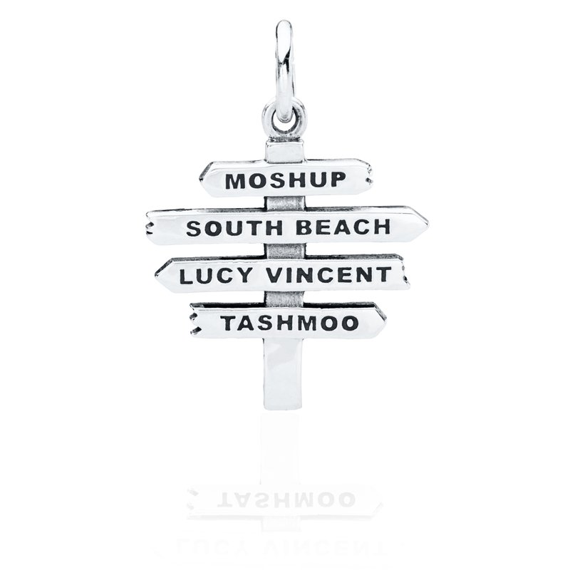 Vineyard Beach Sign Charm Y1-199 - CB Stark Jewelers