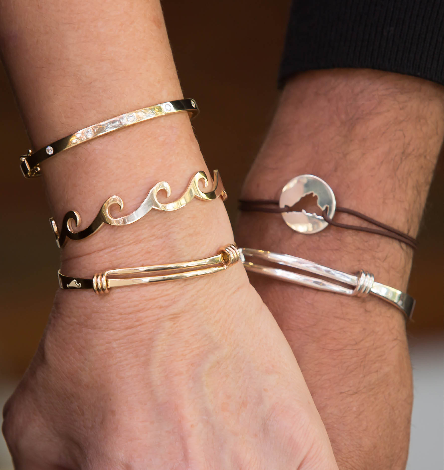OX JEWELRY Wave Bracelet MBアイテム ブレスレット