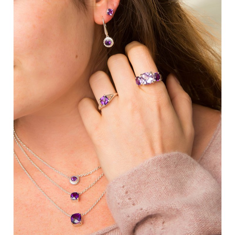 Rigging Collection Amethyst Necklace Y5-006 AM - CB Stark Jewelers