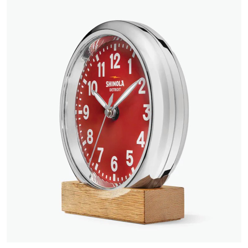 House Heath Clocks 掛時計 赤とグレー Shinola 6