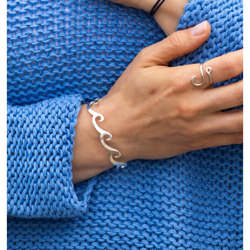 アクセサリー OX JEWELRY Wave Bracelet Wave bracelet PM833 - CB Stark Jewelers