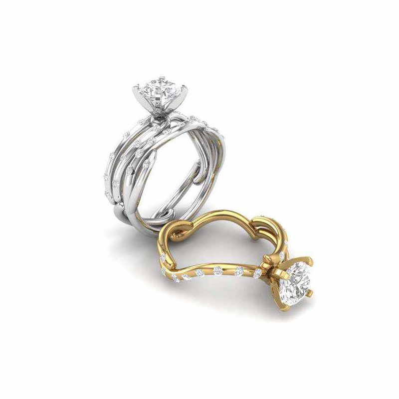 Vintage Jewelry Collection - 0.36Ctw. Diamond Accented