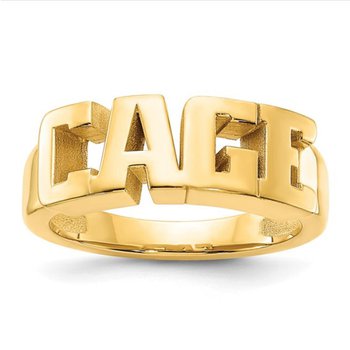 Picture Perfect Collection 14k Gold Polished Personalized