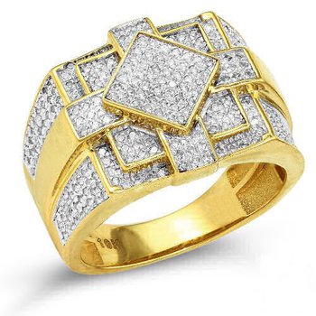 SP クーラ ダイアモンド(サイン入り) PSA10 Hip Hop Bling Luxury Jewelry - 0.85Ctw. Diamond 10k Gold