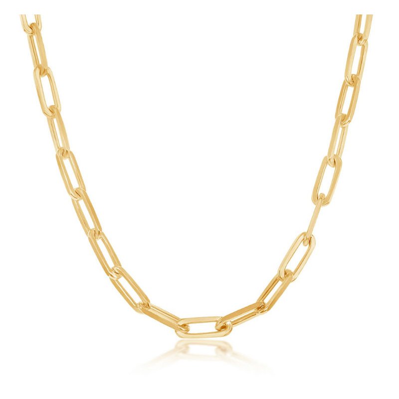 Fashion Jewelry Collection - Sterling Silver 5.5mm Elongated