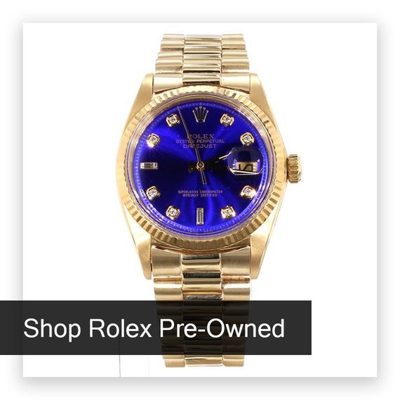 Shop rolex pre owned