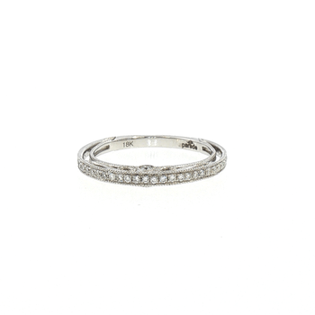 18kw .19ctw Diamond Accented Band 110-03544