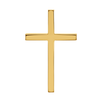 10ky Polished Cross Pendant 432-00359