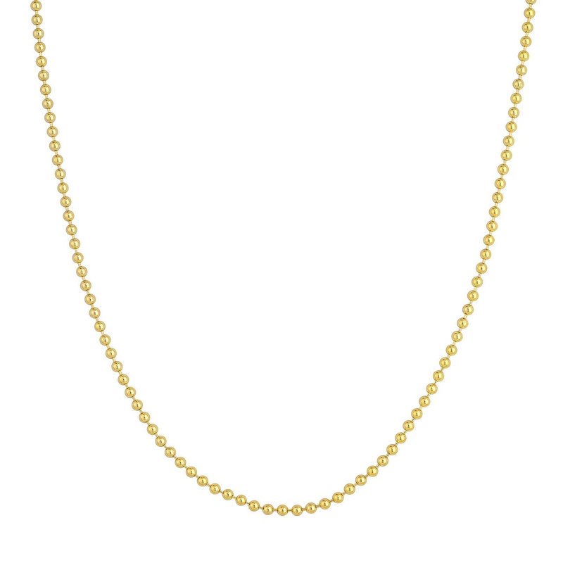 Midas Chain 14K Yellow 2.5mm Bead Chain 20