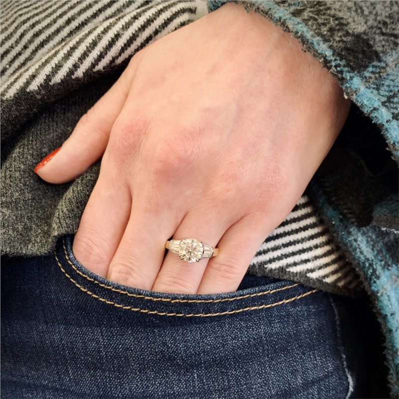 Moses Signature Engagement Ring 10004399 Moses Jewelers