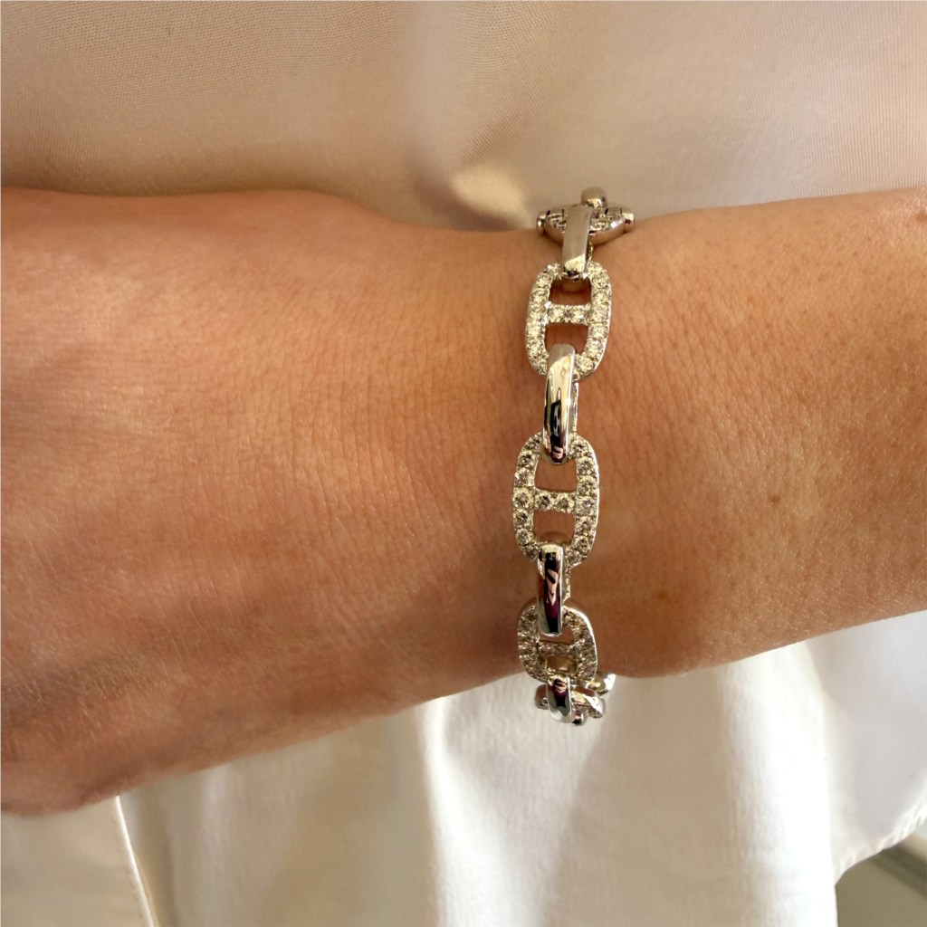 Signature Estate Diamond Mariner Link Kick Cuff 800-05733 - Moses