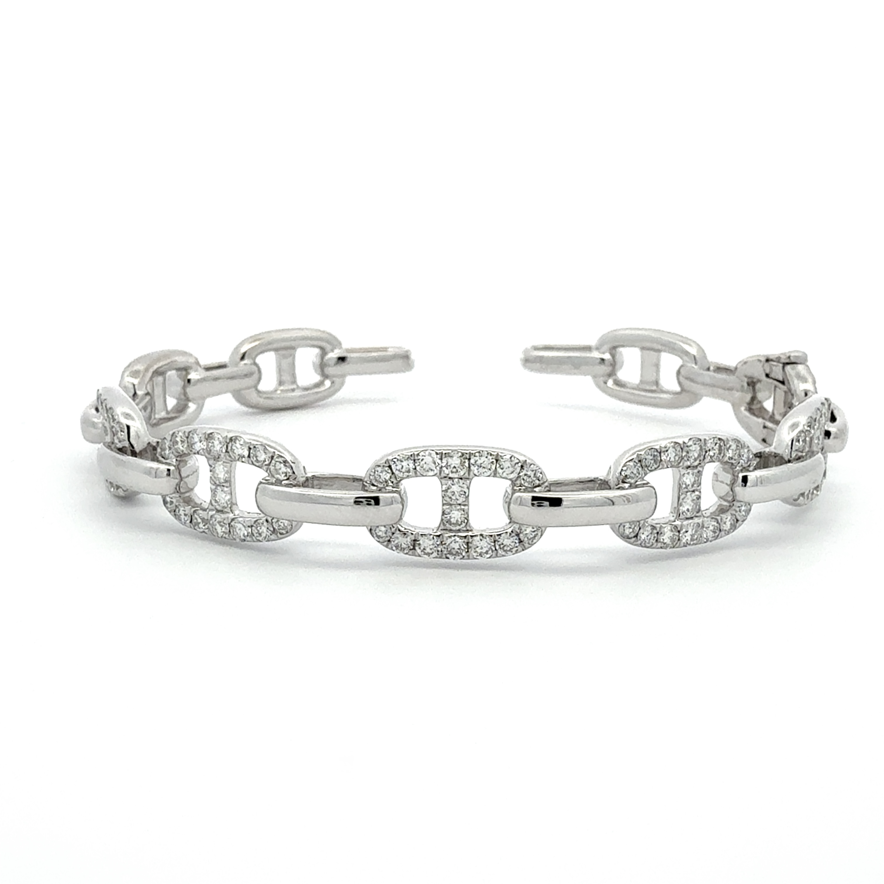 Signature Estate Diamond Mariner Link Kick Cuff 800-05733 - Moses