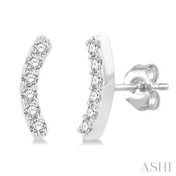 Crocker's Collection Diamond Tennis Long Earrings