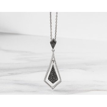 【hope】 Hope Collection .03ct. Diamond Hope Necklace in Sterling
