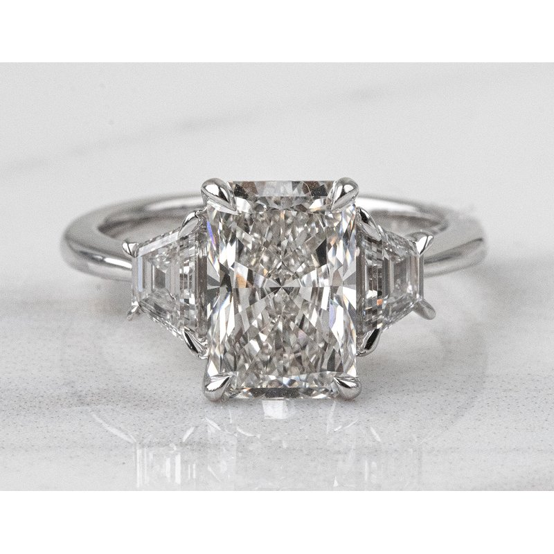 Kesslers 3 7/8ct. t.w. Radiant Cut Newborn Lab Created