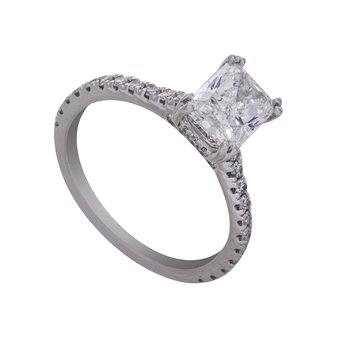 The One 1/2ct. t.w. Diamond Engagement Ring in 14K White