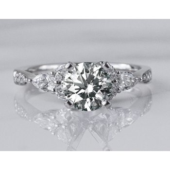 1/2ct. t.w. Diamond Engagement Ring in 14K White Gold BUFY331145