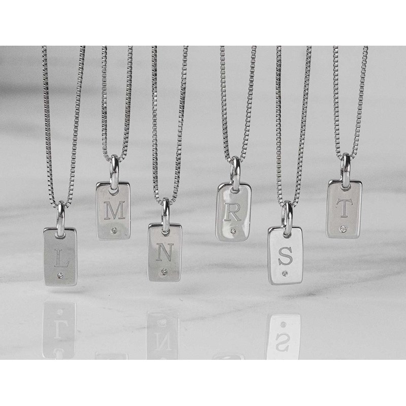 ★SENTIMENTS★ NO.415 [SILVER] NECKLACE Paparazzi Necklace ~ Stamped Sentiment - Silver – Paparazzi