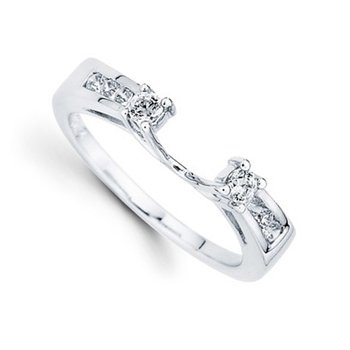 1/4ct. t.w. Diamond Wedding Wrap in 14K White Gold WBWRP305058