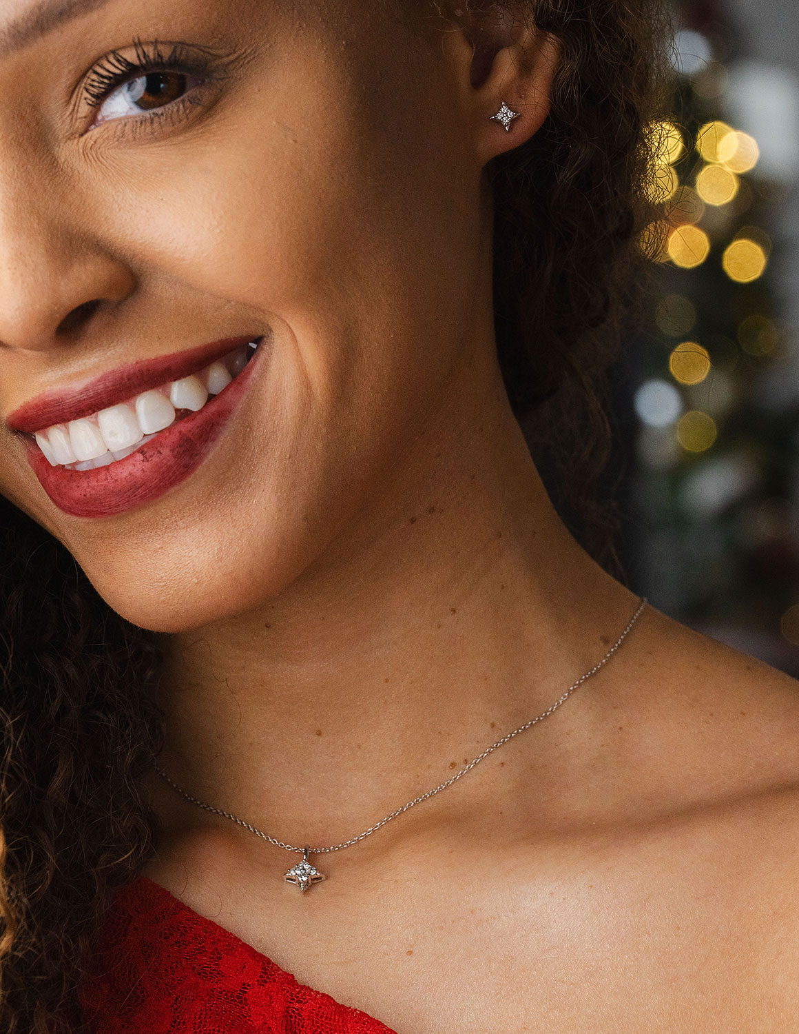 Star of Hope 1/4ct. t.w. Diamond Pendant in Sterling Silver