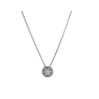 Hope Collection .03ct. Diamond Hope Necklace in Sterling