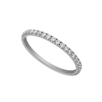 1/4ct. t.w. Round Diamond Anniversary Ring in 14K White Gold AWDFA284548