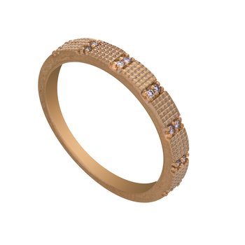 Kesslers Script Mama Ring in 14K Yellow Gold KGRNG350077