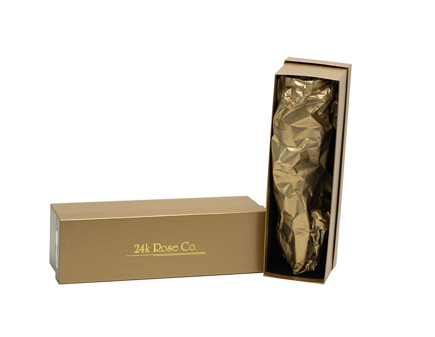 Roses 24K Yellow Gold Plated Semi-Open Rose GIFT329622 - Kesslers
