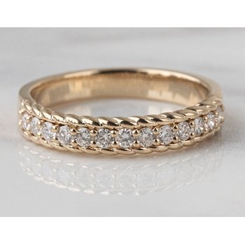 Refs 4 CARAT/ 【F】 Kesslers 1/4ct. t.w. Round Diamond Ring in 14K White Gold