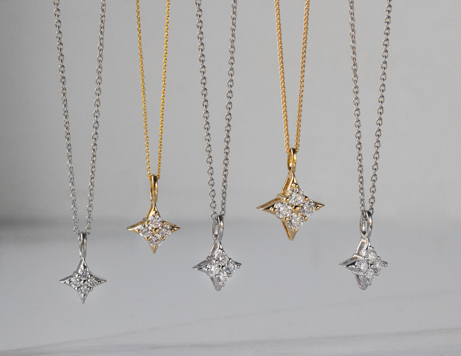 Star of Hope 1/2ct. t.w. Diamond Pendant in 14K Yellow Gold