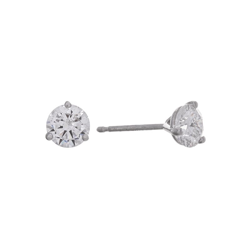 Kesslers 3/4ct. t.w. Round Cut Newborn Lab Created Diamond Stud