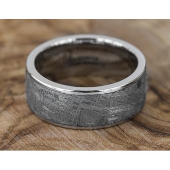 9mm Cobalt Chrome & Meteorite Wedding Band WBCVG305487