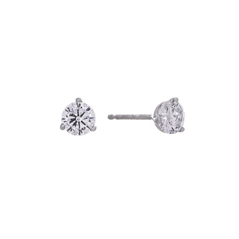 Kesslers 1/2ct. t.w. Round Cut Newborn Lab Created Diamond Stud