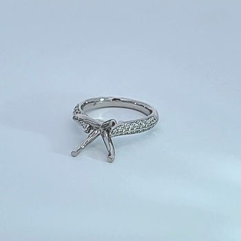 2/5ct. t.w. Diamond Engagement Ring in 14K White Gold BURD337920