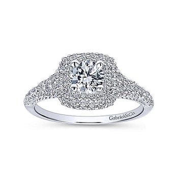 3ct tw Diamond Engagement Ring in 14K White Gold PBCR604900