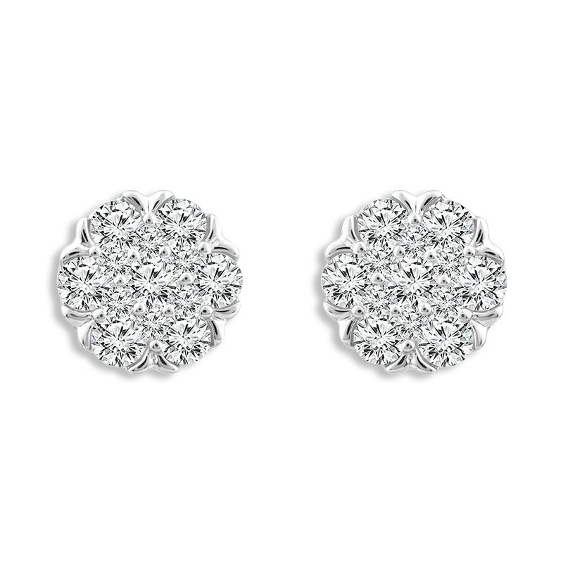 STUDIO T&Y
レザー 長財布 1/2ct tw Lab Created Diamond Thousand Points of Light Stud