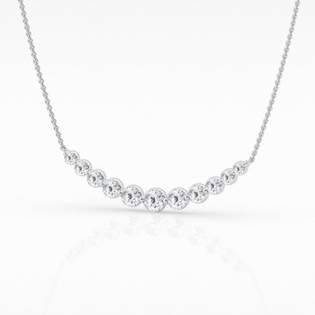 1ct tw Floating Diamond Collection Lab Created Diamond