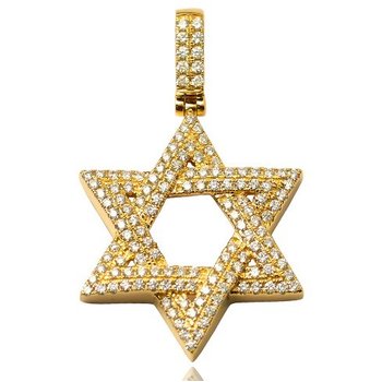 2 1/2ct tw Diamond Hamza Hand in 14K Yellow Gold JNN22-1060