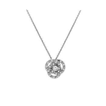 新品♡【ナッシングアンドアザーズ】Twirled Necklace 1/2ct tw Lab Created Diamond Infinity Knot Necklace in