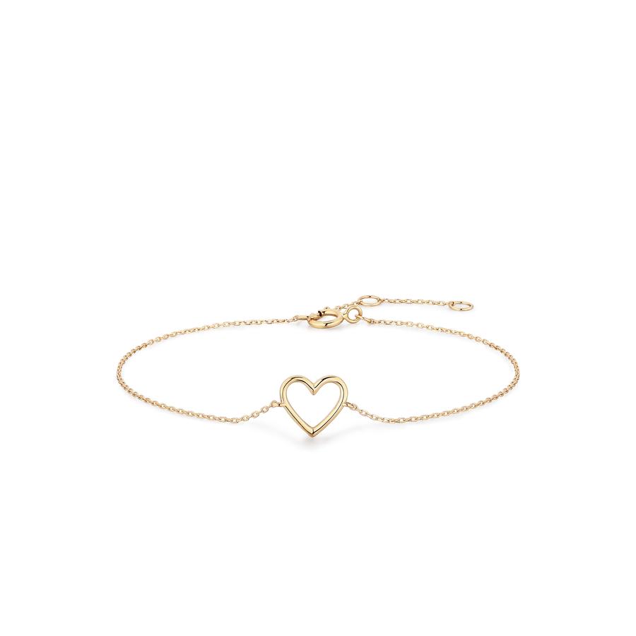 ハートブレスレット カレンシルバー あこや真珠 Ur Jewelry Eliou Aurelie Gi Jane Open Heart Bracelet BGL70747 - Sartor Hamann Jewelers