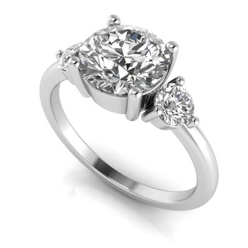 Three Stone Engagement Semi-Mount RDLM5086