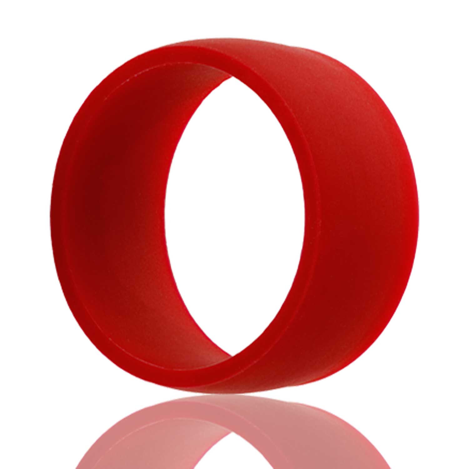Heavy Stone Bands Solid Color Silicone Wedding Band RSIL0066