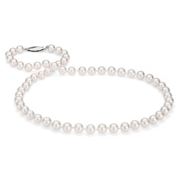 ネックレス・ペンダント Numbering Classic Pearl Necklace (4mm/6mm) #9744 5BNY864 4.0mm Diamond-Cut Brilliance Bead Chain Necklace in Solid