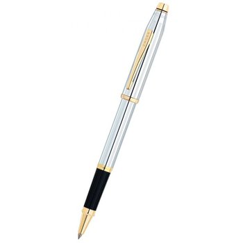 Cross Century II Rollerball (gepolijst chroom, schrijfkleur: zwart) glanzend chroom