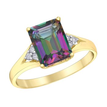 Ashley Mystic Topaz & Diamond Ring 061286 - Ashley Jewellers Ashley Mystic Topaz & Diamond Ring 061286 - Ashley Jewellers
