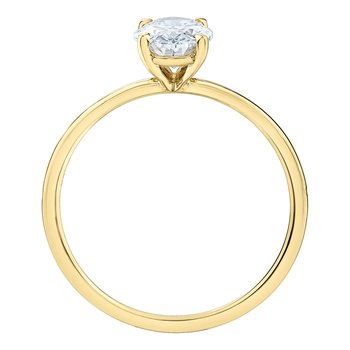 1.07 Crt. Oval Solitaire Engagement Ring  011013