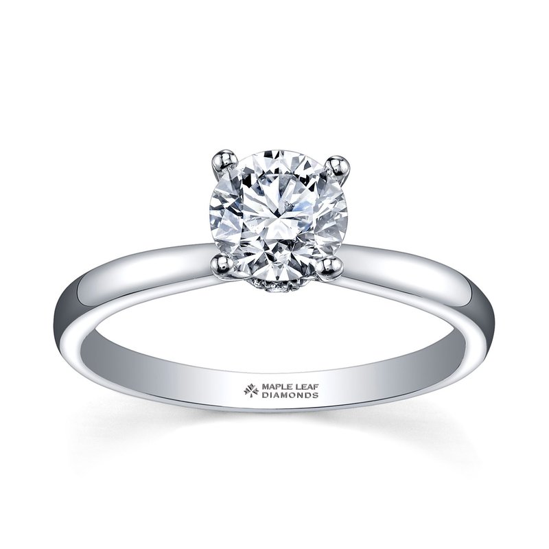 Maple Leaf Diamonds Engagement Ring 010302 Ashley Jewellers